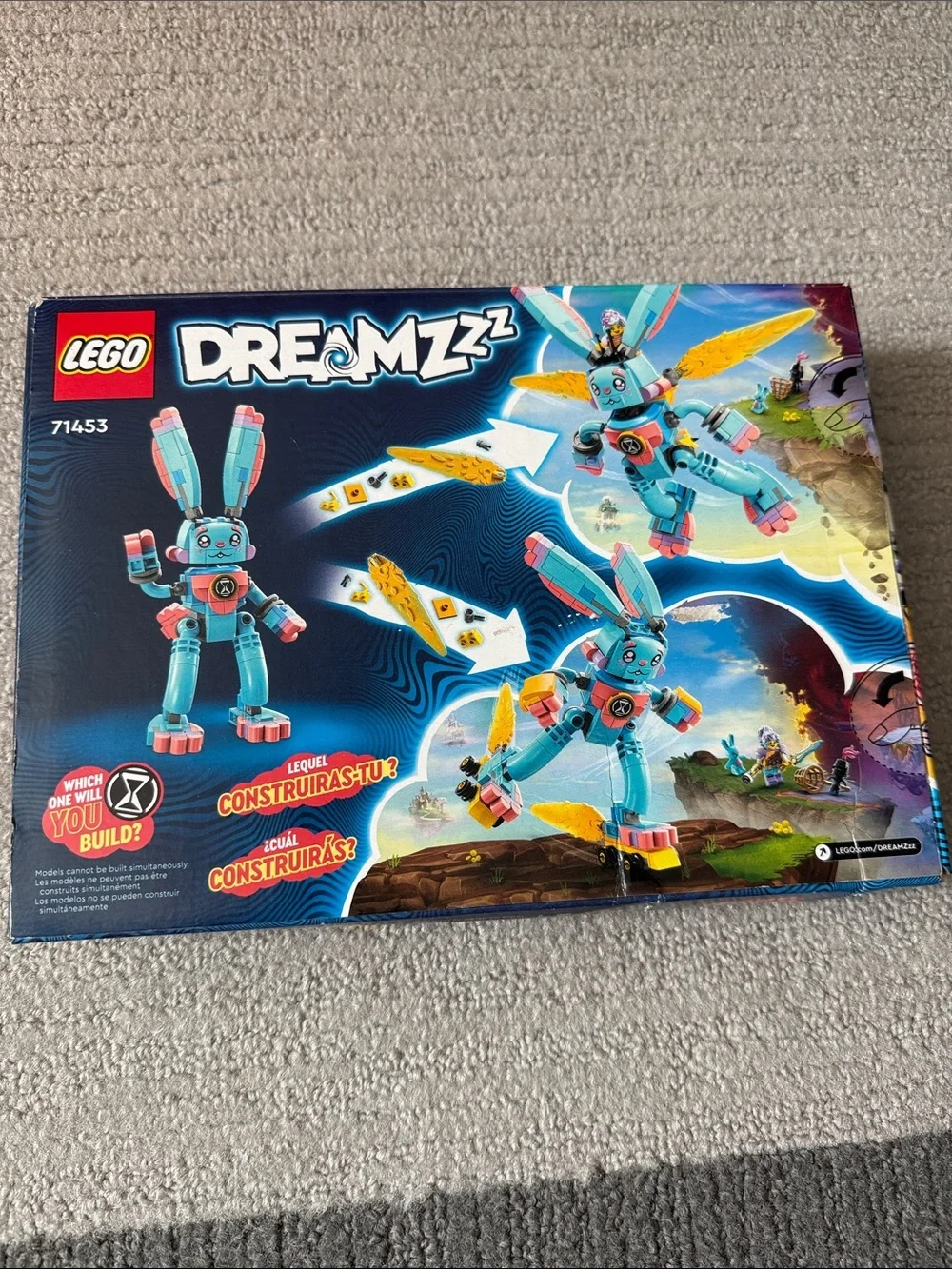 LEGO Dreamzzz Blue and Pink Bunny Transforming Robot - 71453- Unopened